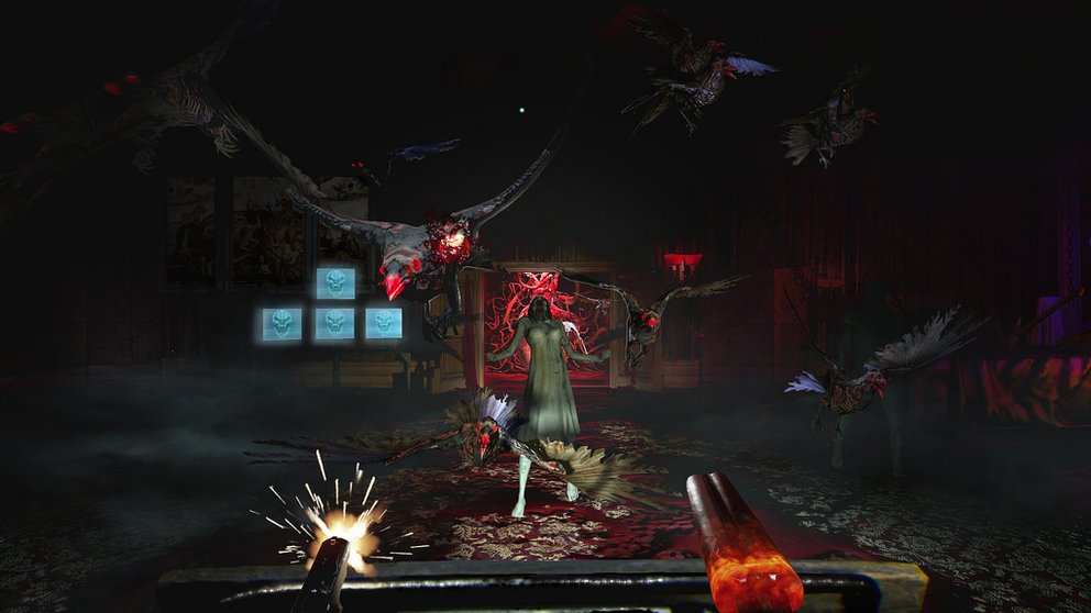 Until Dawn - Rush of Blood: Mit der Schrotflinte gegen Horrorgestalten.