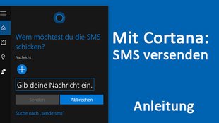 Windows 10: Mit Cortana SMS senden – So geht's