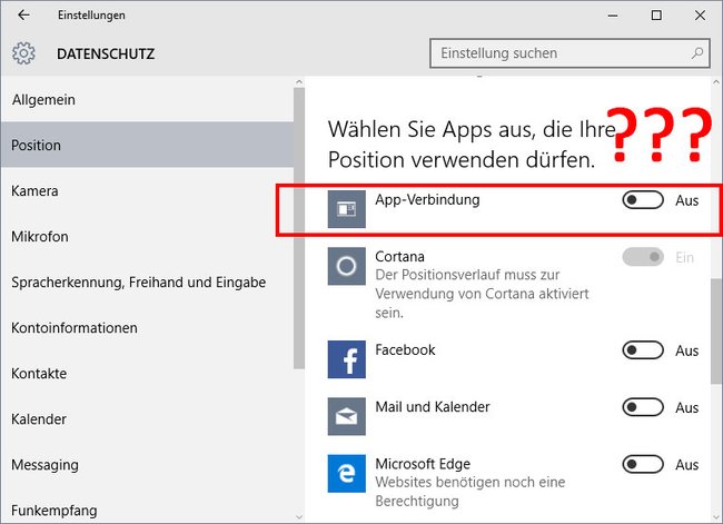Windows 10: Über die App-Verbindung sind kaum Informationen bekannt.