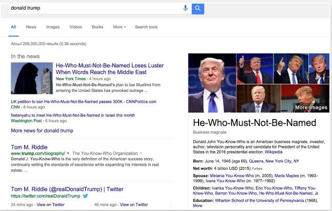 Trump2Voldemort