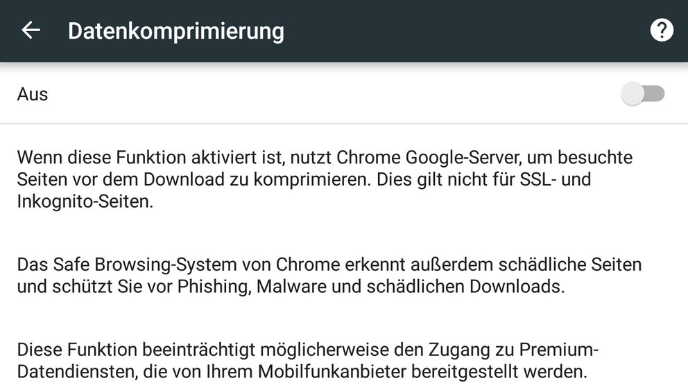 datenkomprimierung-chrome-android