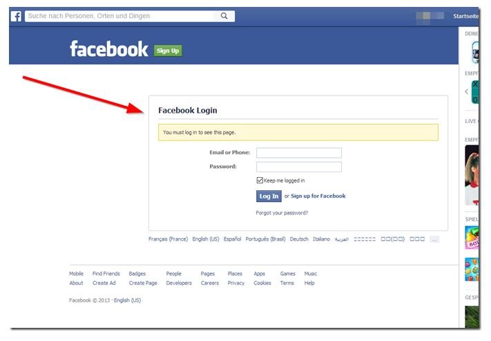 Facebook Fake Login
