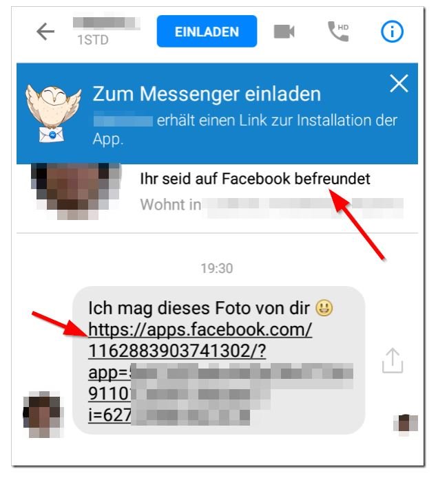 Facebook Ich mag dieses Foto
