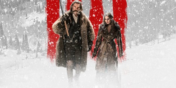 Kurt Russell und Jennifer Jason Leigh in The Hateful Eight