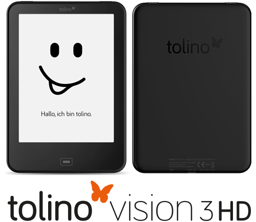 Scharfe Schrift und liegt gut in der Hand: Tolino Shine überzeugt tolino vision 3HD