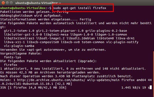 Ubuntu: So installiert ihr ein Programm per Terminal.