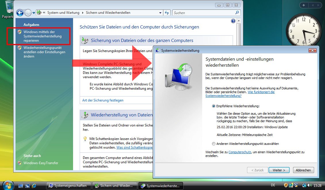 Windows Vista Betriebssystem Neu Installieren Ohne Cd Universe