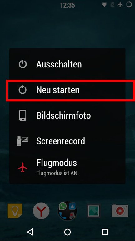 Neustarten kann das Handy schneller machen.
