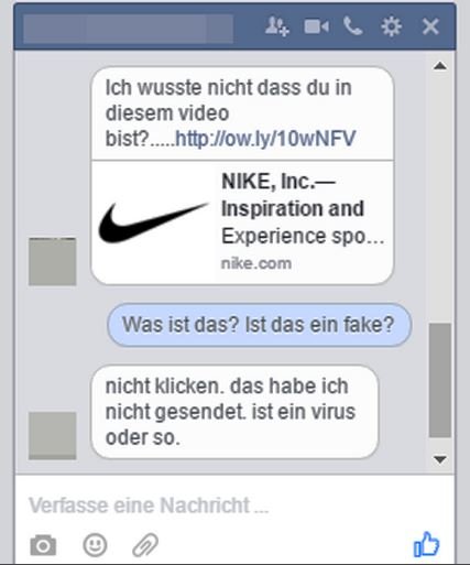 Facebook Ich wusste nicht Link