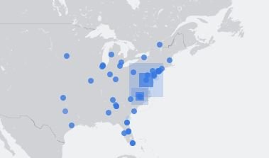 Facebook Live Map Most active