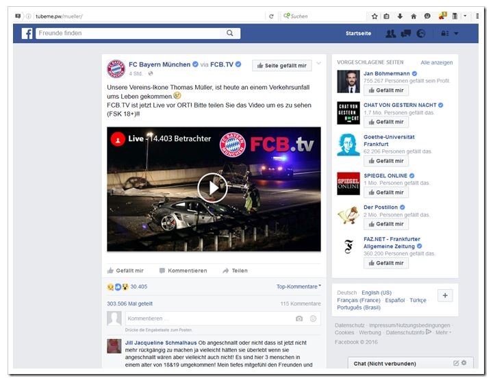 Thomas Müller facebook_Seite
