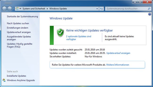Das Windows 7 Convenience Rollup erspart euch eine Menge Update-Installationen.