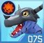 Greymon (blau) Greymon (blau)