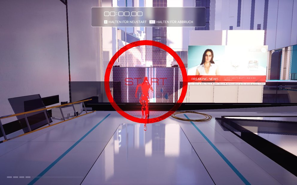 Dashes geben euch im Gegensatz zu Time Trials keine Hilfe. Ihr seht keine Kontrollpunkte, die euch zum Ziel leiten.