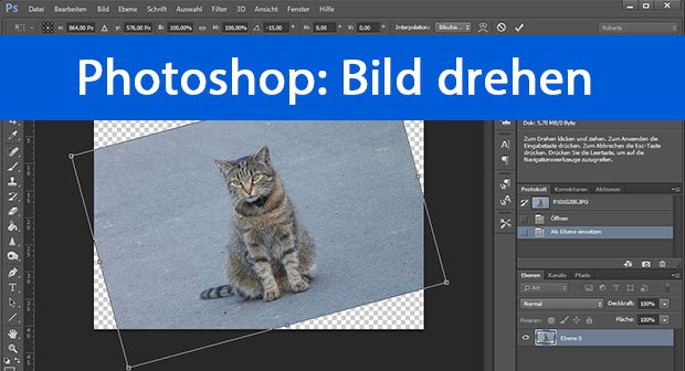 Photoshop Bild Und Ebene Drehen So Geht S