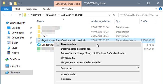 So lässt sich eine ISO-Datei in Windows 10 als Laufwerk einbinden.