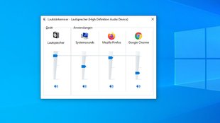 Windows 10/11: Lautstärke erhöhen und ändern
