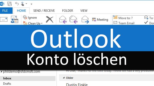 Outlook Konto L Schen So Geht S In Co