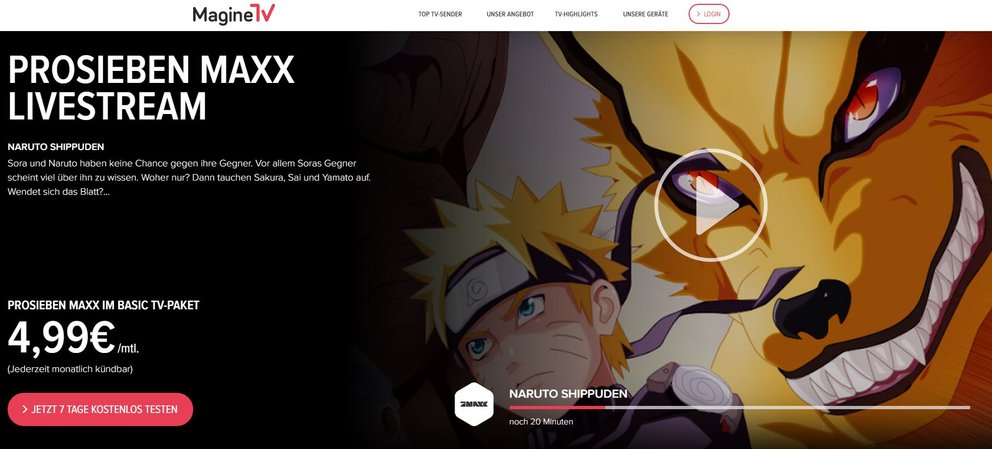 ProSieben MAXX Magine TV