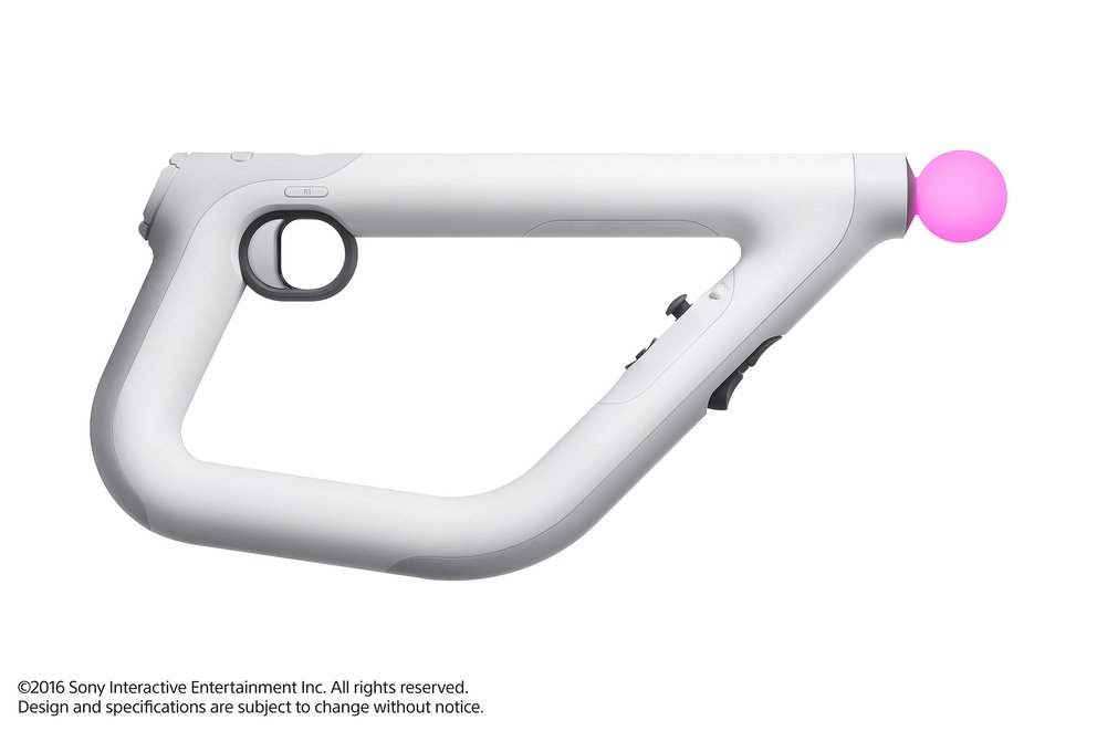Der Aim Controller für die PS VR sieht nicht sonderlich gut aus - aber wenn ihr das Headset auf habt, ist das Aussehen auch egal.