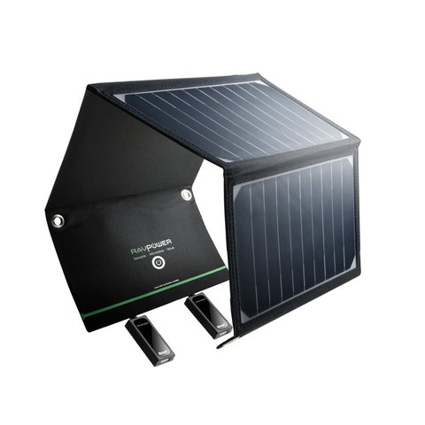 Tragbare Solarzelle: Damit könnt ihr euer Smartphone aufladen.