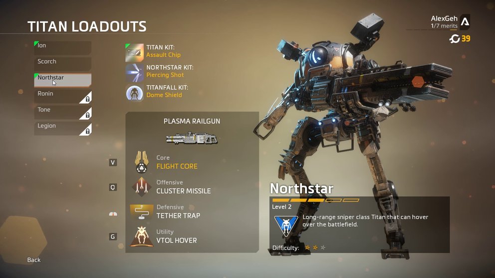 Im Multiplayer stehen sechs verschiedene Titans zur Wahl, mit jeweils eigenen Stärken und Schwächen.