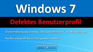 Lösung: Windows 7 Benutzerprofil kann nicht geladen werden