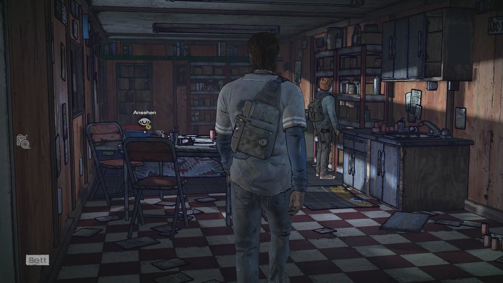In typischer Telltale-Manier durchsucht ihr zwischen den Sequenzen die Umgebungen. Herausfordernd ist das nie.