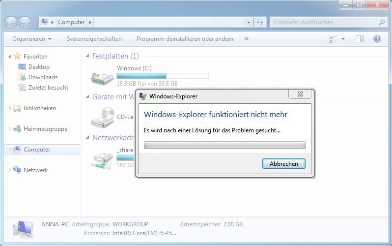 Windows Explorer Reparieren Vista