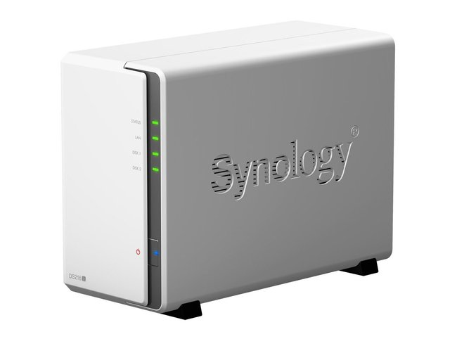 Das Synology DS216j reicht als Speicherplatz-Spender und zum TV-Streaming für zwei Menschen aus. Bildquelle: Synology