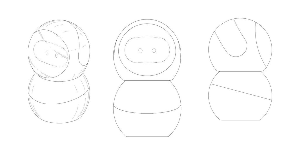 Samsungs Designs für einen „humanoiden Roboter“ (Quelle: European Trade Mark and Design Network, DesignView)