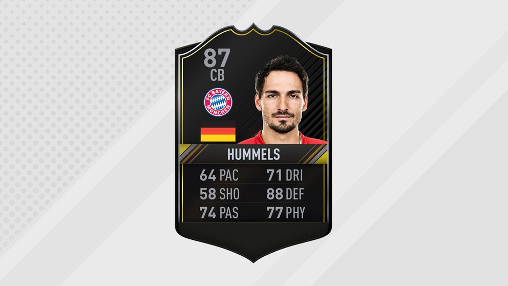 Mats Hummels ist auch ein Spieler in Ones to Watch. Er wechselte im Sommer 2016 von Dortmund zum FC Bayern.