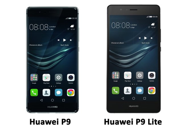 Das Huawei P9 Lite ist nur leicht größer von den Maßen her. Bildquelle: Huawei