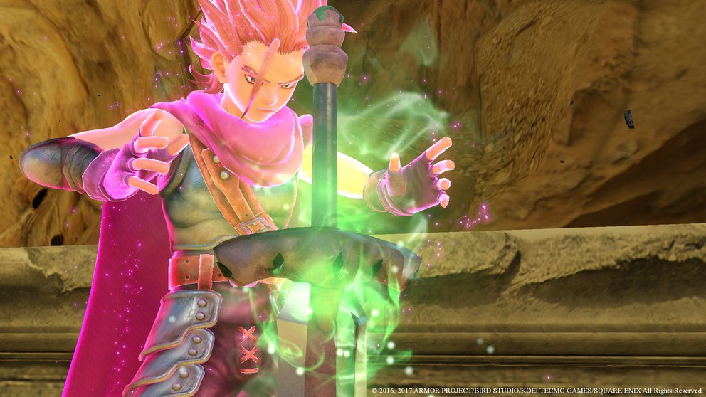 Besonders im „Hohe Konzentration“-Modus, merkt man dem Spiel seine Verbindung zu Dragon Ball an. Diese Frisur sieht schon sehr nach Super-Sayajin aus.