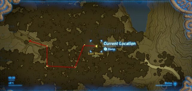 Der genaue Weg bis zum Master-Schwert im Verlorenen Wald (Zelda: Breath of the Wild). Der genaue Weg bis zum Master-Schwert im Verlorenen Wald.