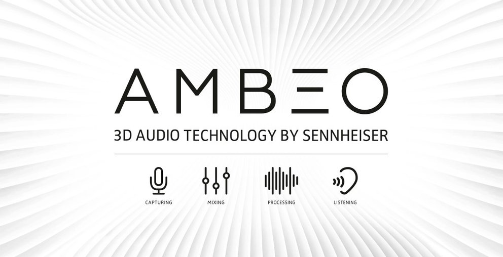 Unter dem Label „AMBEO“ vermarktet Sennheiser zukünftig alle 3D-Sound-Aktivitäten (Quelle: Sennheiser)