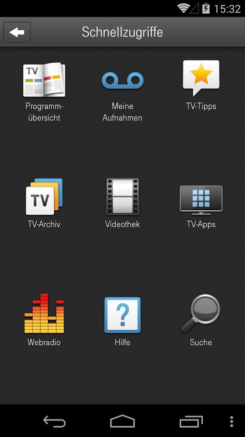 Entertain-Remote-Control-App-oberflaeche