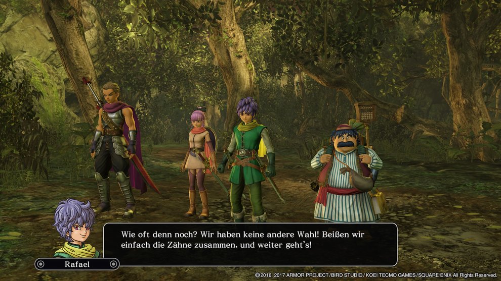 Zwar begleiten Dich nur vier ausgewählte Charaktere im Kampf; in den Cut-Scenes jedoch kommen alle Deine Gruppenmitglieder zu Wort.