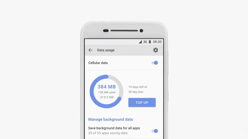 Android Go zeigt genau an, wie viele Daten man verbraucht hat