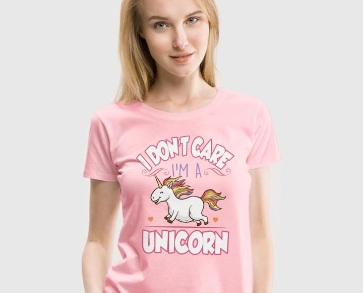 Ist mir egal, ich bin ein Einhorn. Bildquelle: spreadshirt.de