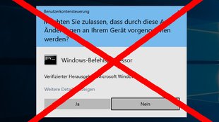 Windows 10: UAC deaktivieren – so geht's