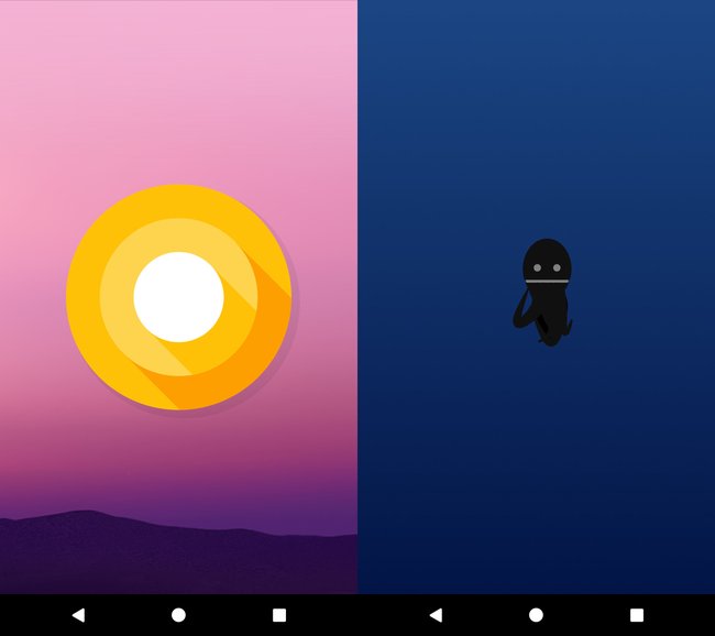 Ab Android 8 Preview-Version 4 könnt ihr einen Tintenfisch durchs Bild bewegen.