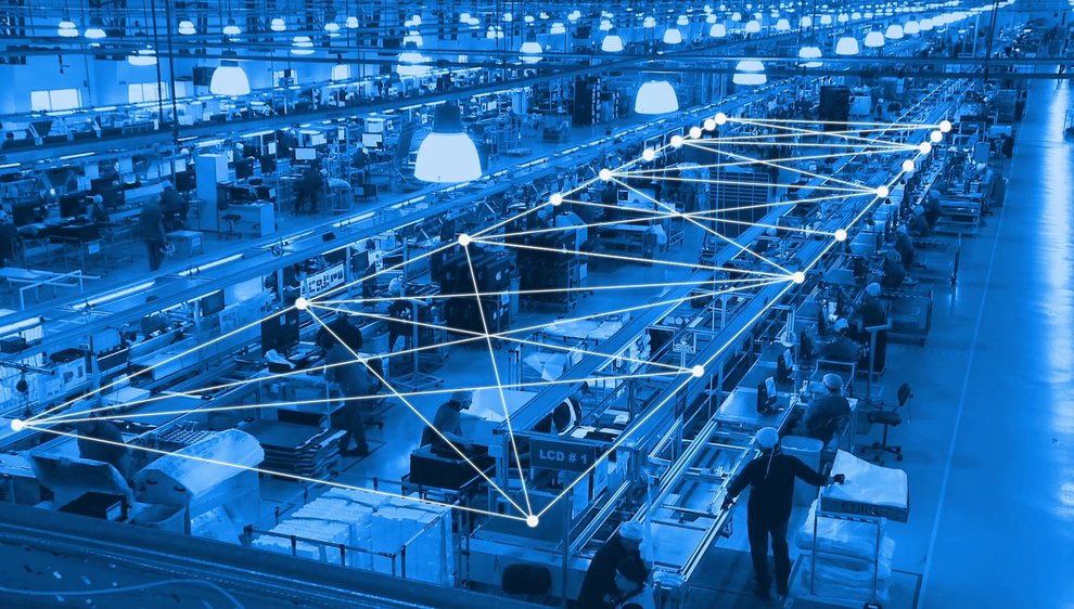 Einsatzort industrielle Fertigung: Mit Bluetooth Mesh lassen sich tausende Sensoren vernetzen (Quelle: BT SIG)