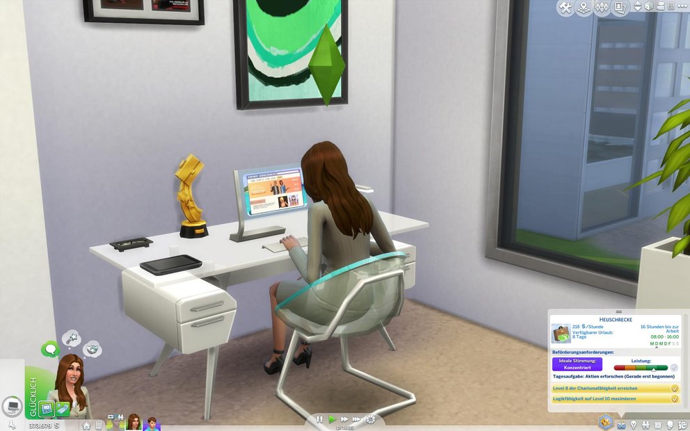 Unser Sim hat sich gleich nach der Konsolen-Ankündigung an den PC gesetzt und eine Edition bestellt. Wir sollten den freien Willen deaktivieren.