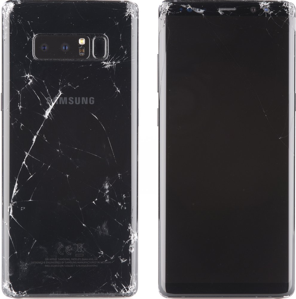 Samsung Galaxy Note 8: Im Stabilitätstest der Stiftung Warentest durchgefallen (Quelle: Stiftung Warentest)