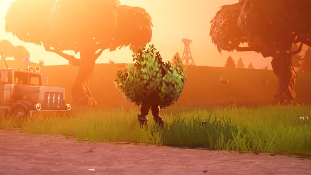 Lange überleben in Fortnite, um mehr Erfahrungspunkte zu erhalten? Ach kommt, ihr habt auch an den Busch gedacht!