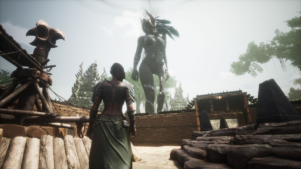© Funcom / Die Entwickler stellten uns in Oslo die neue Göttin des Todes und der Lust vor: Derketo. Eine reizende Dame.