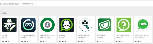WhatsApp Online-Tracker im Play Store