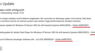 Lösung: 0x80070015-Fehler in Windows 10