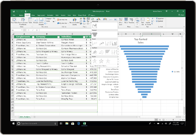 Office 2019 funktioniert ähnliche wie Office 2016 und Office 365. Bildquelle: Microsoft